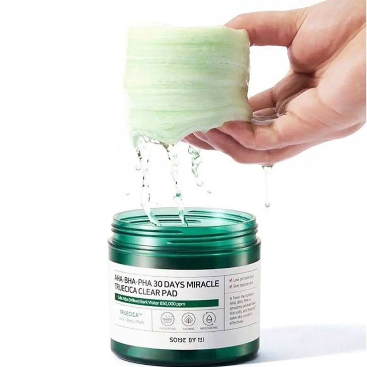 AHA BHA PHA 30 Days Miracle Truecica Clear Pad 70ea - Image 2