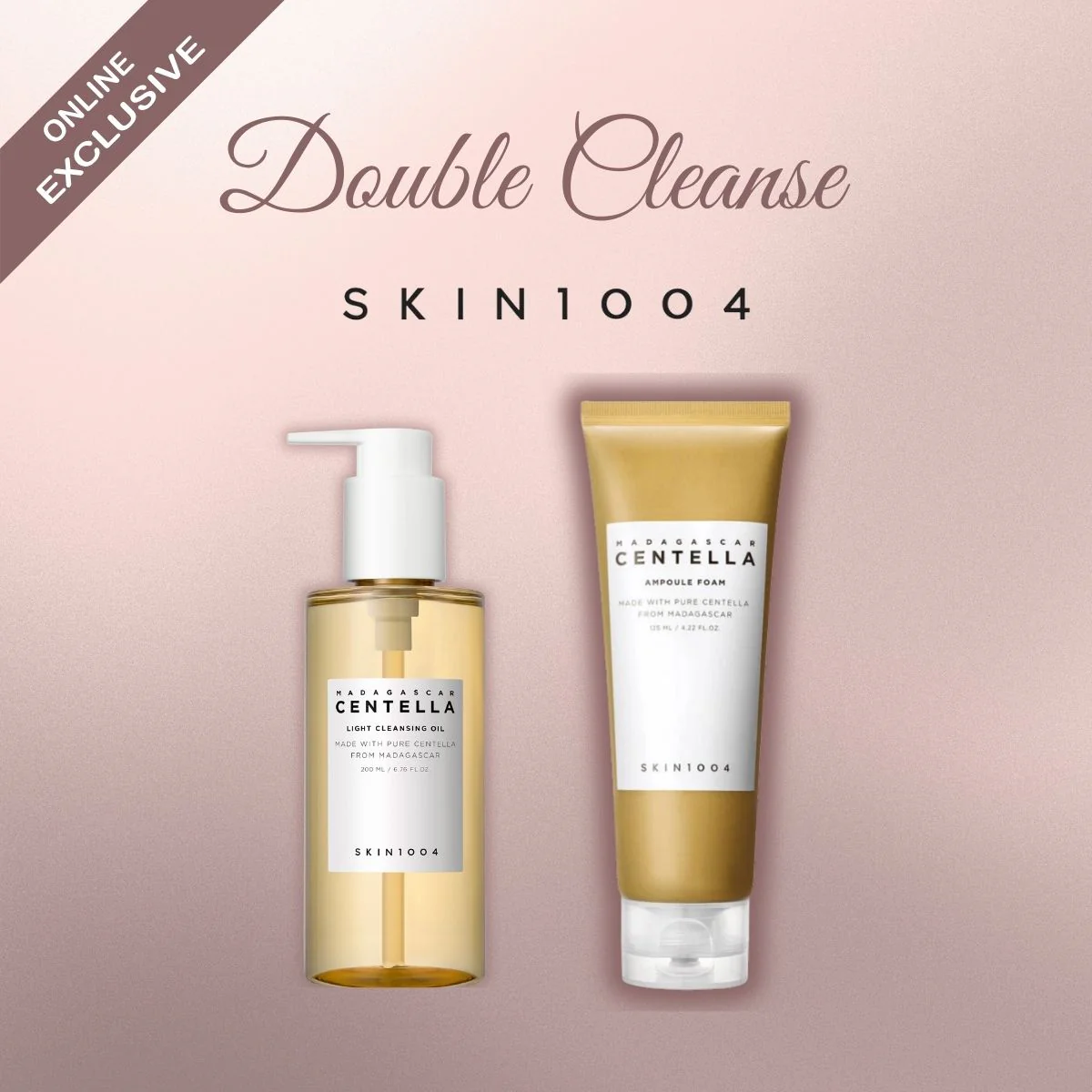 Double Cleanse: SKIN1004