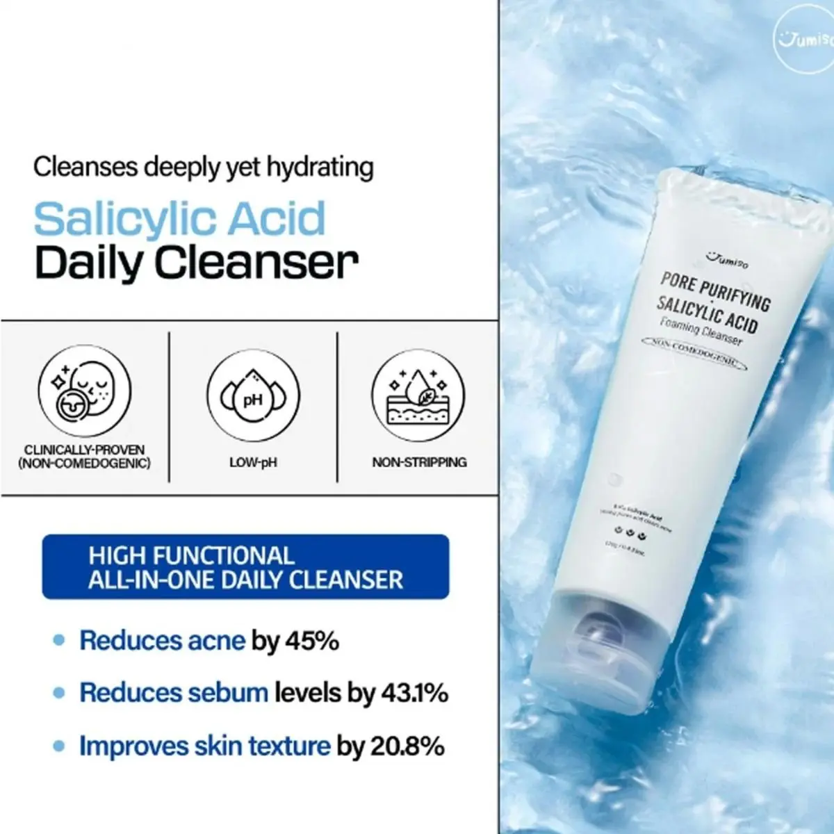Pore-Purifying Salicylic Acid Foaming Cleanser 120g - Image 2